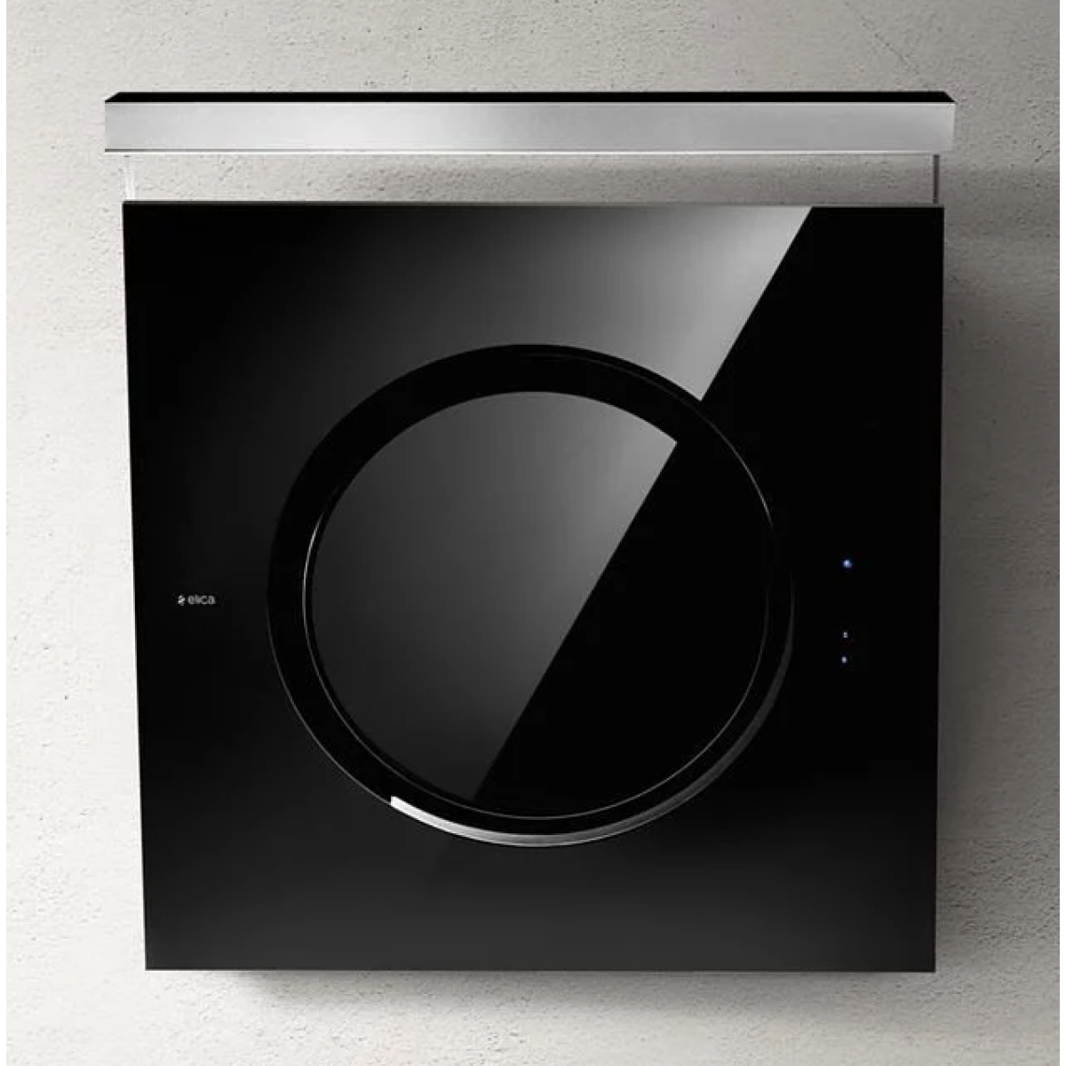 Elica 80厘米 550m³/h OM Touch Screen 傾斜煙囪式抽油煙機 (黑色)